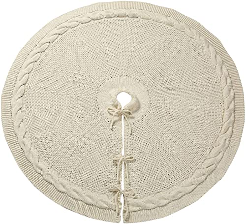 Sattiyrch-Knit-Christmas-Tree-SkirtLuxury-Cable-Knitted-Thick-Rustic-Xmas-Tree-Decoration-Cream-36 Sattiyrch Knit Christmas Tree SkirtLuxury Cable Knitted Thick Rustic Xmas Tree Decoration Cream 36