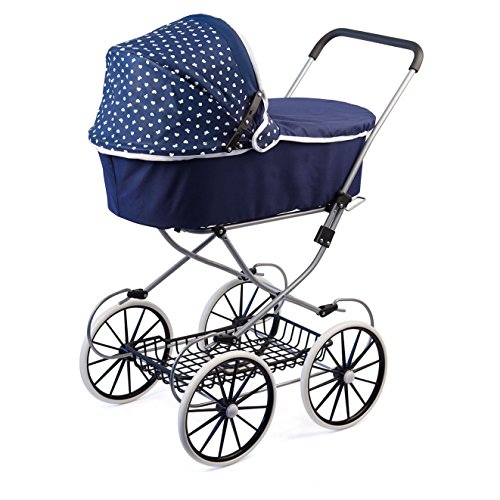 Bayer Design 1215100 Classic Dolls Pram Prams & Strollers Baby Dolls