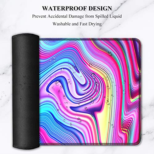 Image of Auhoahsil Large Gaming Mouse Pad, XXL 35.4 x 15.7 in Desk Mat, Terrain