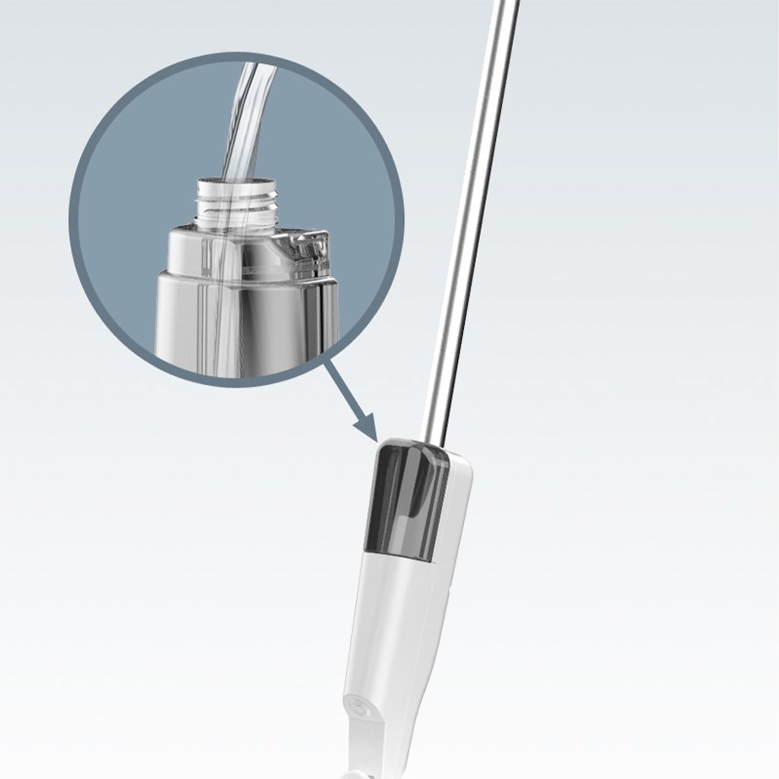 inalámbrico, trapeador eléctrico, trapeador eléctrico, trapeador eléctrico Recargable liviano liviano con rociador de Agua para Pisos de mármol de Madera Dura (44.2 x 11.3 x 5.5in,)