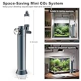 FZONE Desktop Aquarium CO2 System, CO2 Regulator with 45g Disposable CO2 Cartridge, Compatible with 5/8" and 3/8" Threaded Interfaces, Perfect for Nano Aquariums - Image 5