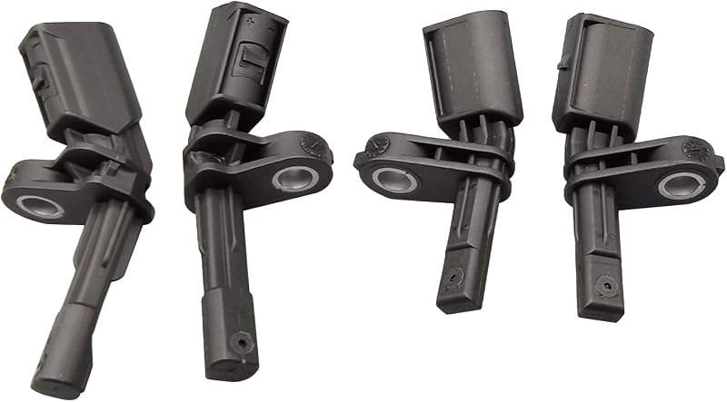 Sensor de velocidade da roda ABS Adokid dianteiro e traseiro esquerdo e direito para Volkswagen e Audi – Kit com 4 unidades