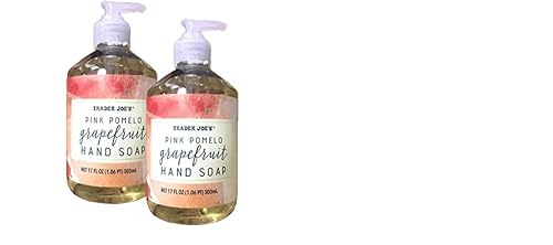 Value Pack de 2 Trader Joe 's Pink toronja toronja Jabón de Mano 17fl.Oz