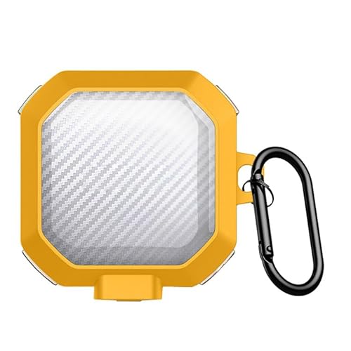 CYBERGARAGE�EFor Galaxy Buds4 �P�[�X Buds 4 Pro �J�o�[ �J�[�{���� �J���r�i�t�� TPU+�v���X�`�b�N �n�[�h�P�[�X ������ �V���v�� �ی�J�o�[(�C�G���[)