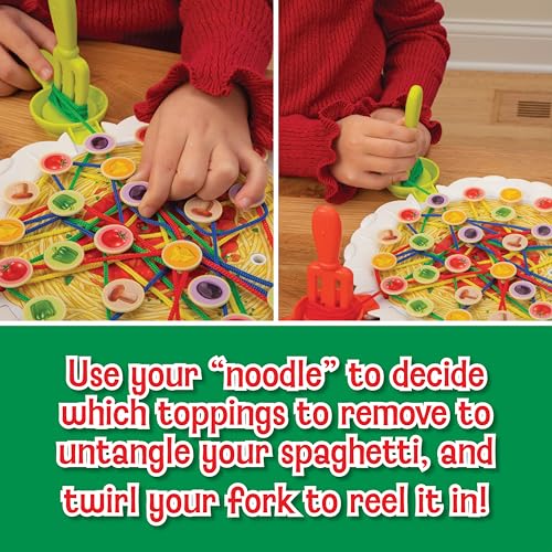 Image of Ready Set Spaghetti Board Game - Kids Games, Family Game, Multi-Player, Board Games for Family Night, Preschool Toys, Hand-Eye-Coordination Game, Ages 6+