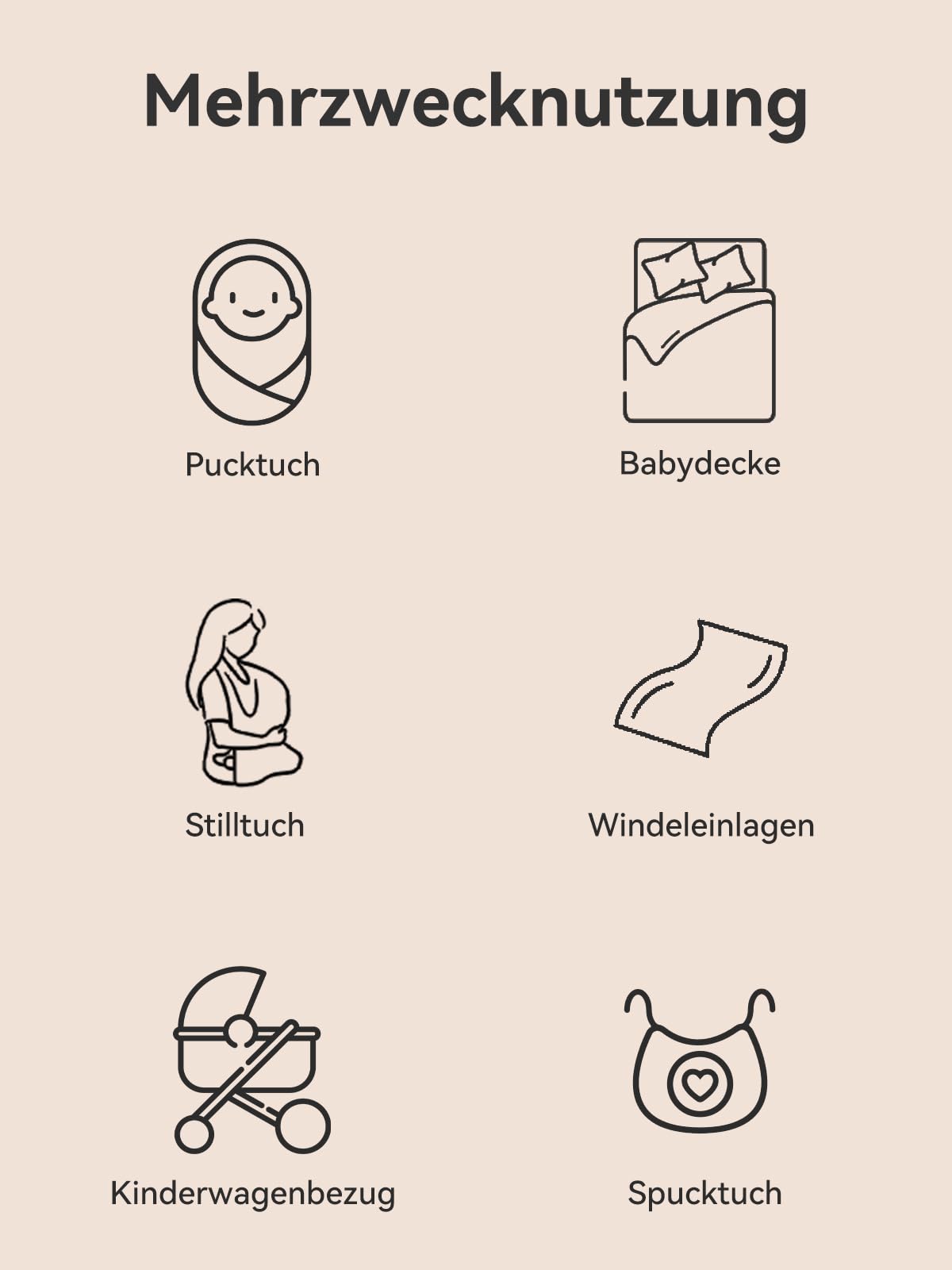 TILLYOU 3er Set Musselintücher Baby Pucktuch 75x100 cm Musselin Decke Baby Pucktücher 100% Baumwolle Babydecke, Rosa Schmetterling