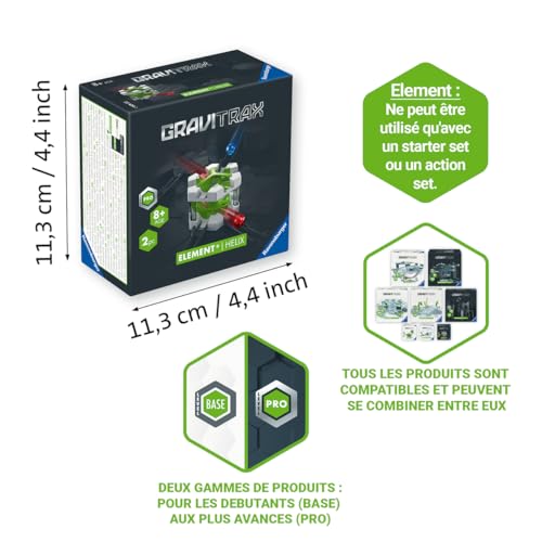 Ravensburger GraviTrax Pro Bloc d'action Helix 27027 Jeu de Construction STEM Extension pour Circuits de Billes créatifs Enfants de et Plus Version française - vue 10