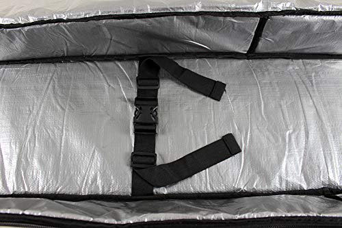 Element Equipment Deluxe Padded Snowboard Bag - Premium High End Travel Bag Black Ripstop 165 #TOP7