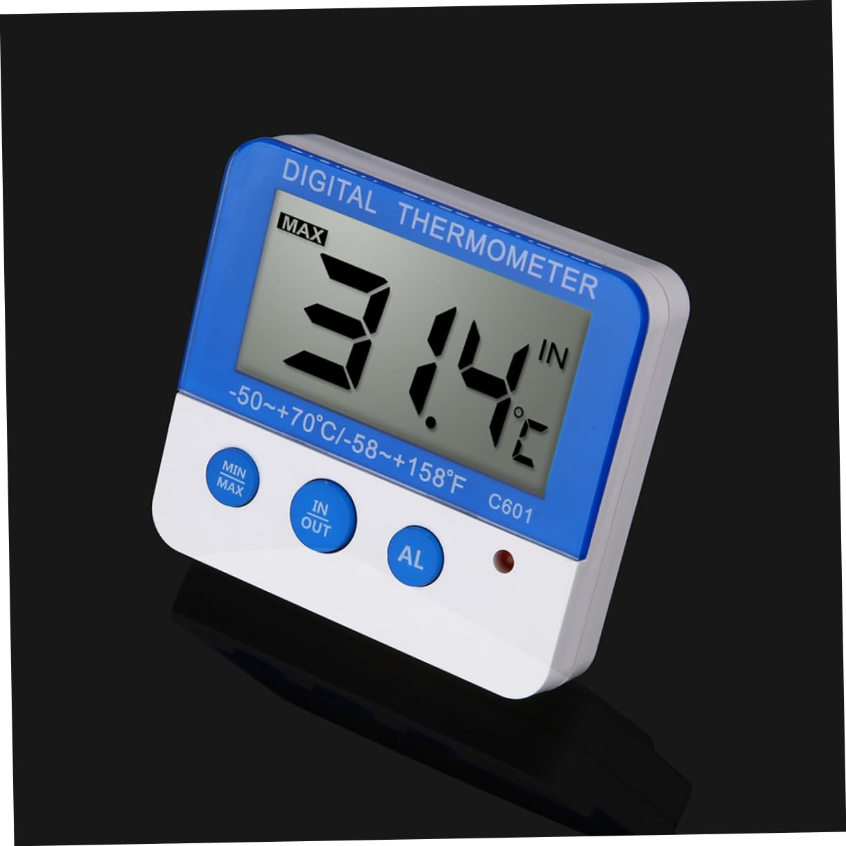 Alipis 3 Pz Termometro Ed Esterno Termometri Digitali Termometro Per Interni Allarme Di Alta e Bassa Temperatura Termometro C601 Termometro Digitale Blue