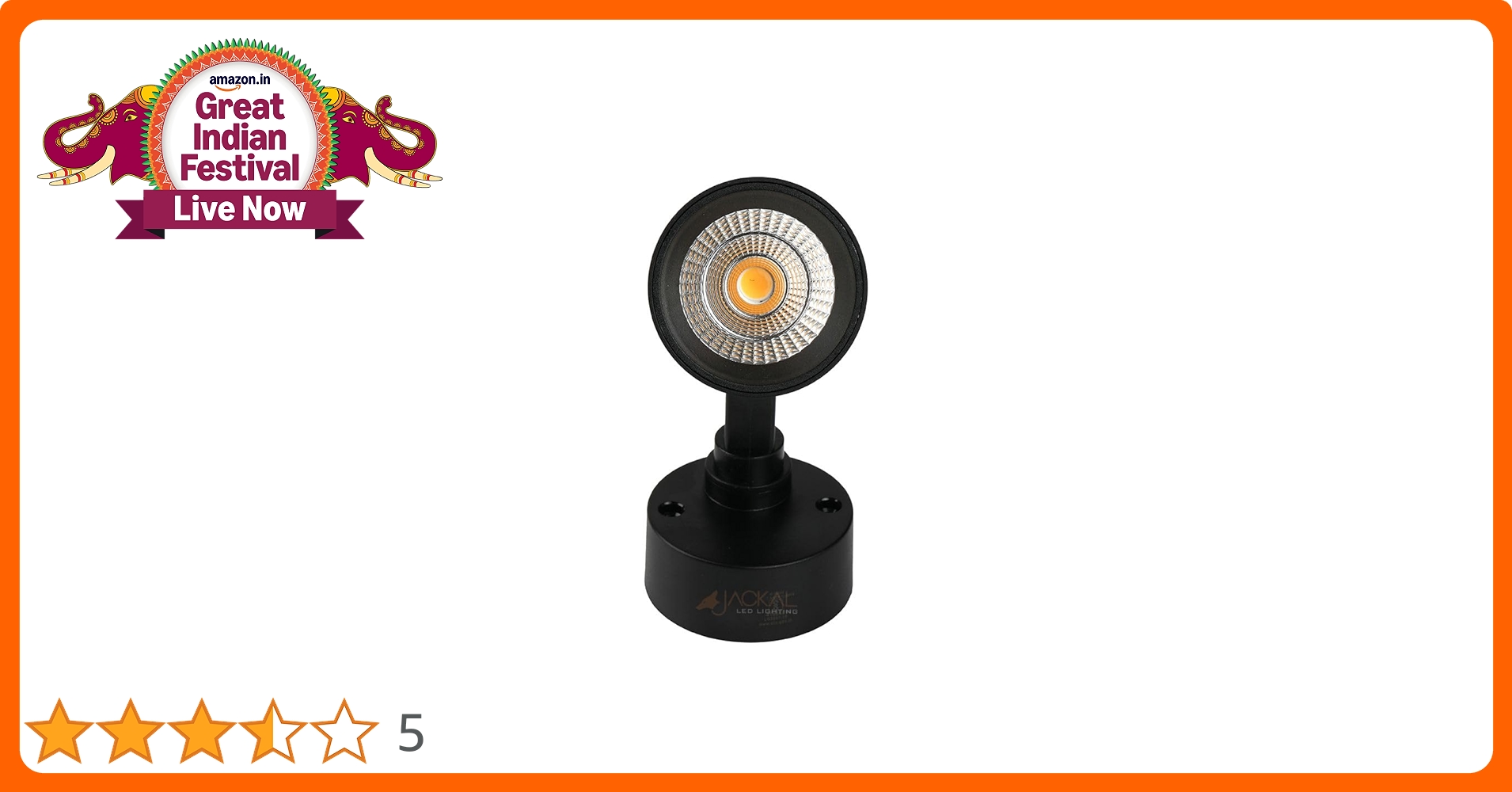 Jackal E☓J JACKAL® Led 30 Watts Ceiling Spot Light/Focus Light/Wall