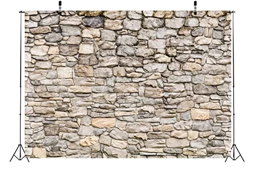 Fondo fotográfico BELECO 8x6 ft piedra vintage gris miniatura 4