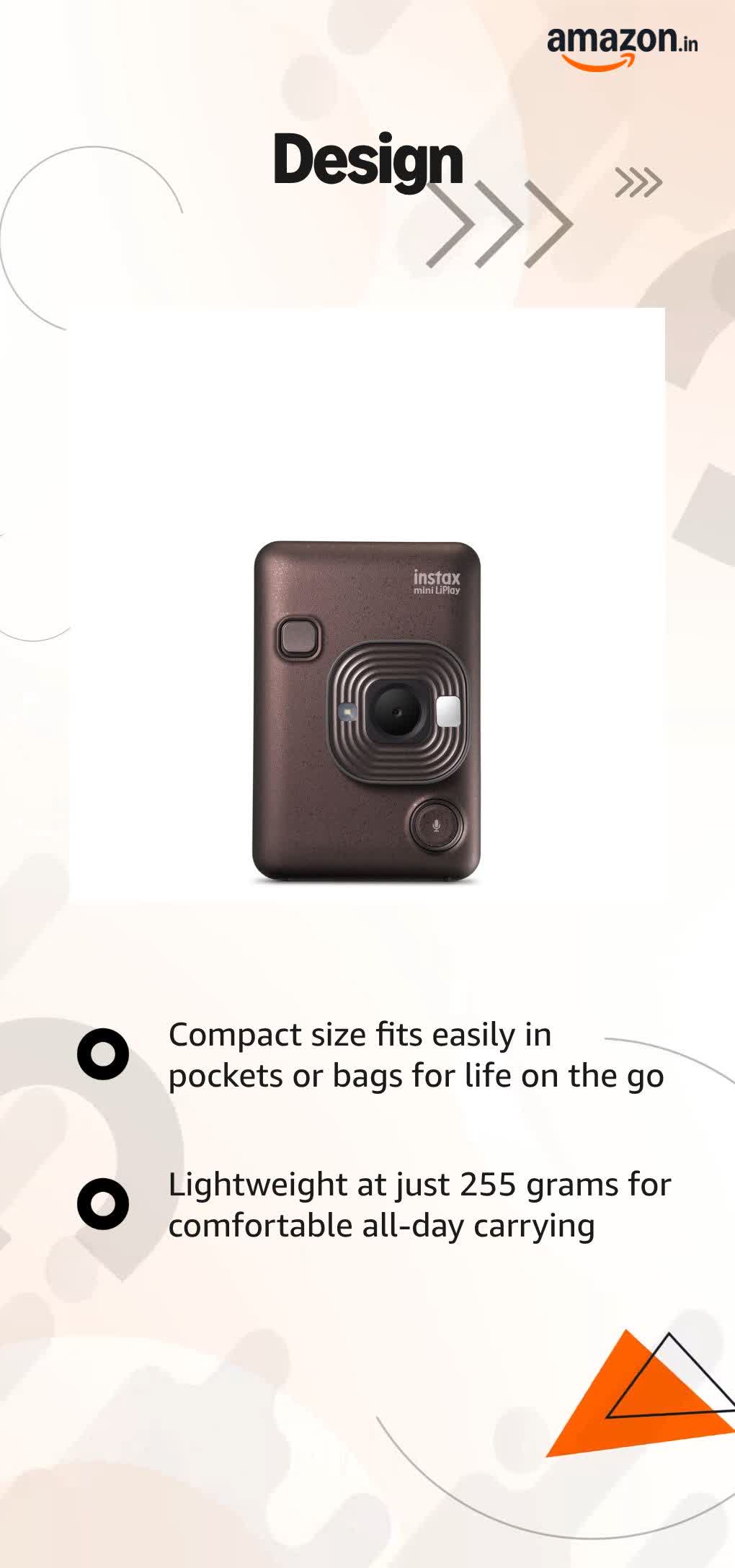 Buy FUJIFILM Instax Mini LiPlay Hybrid Instant Camera (Bronze