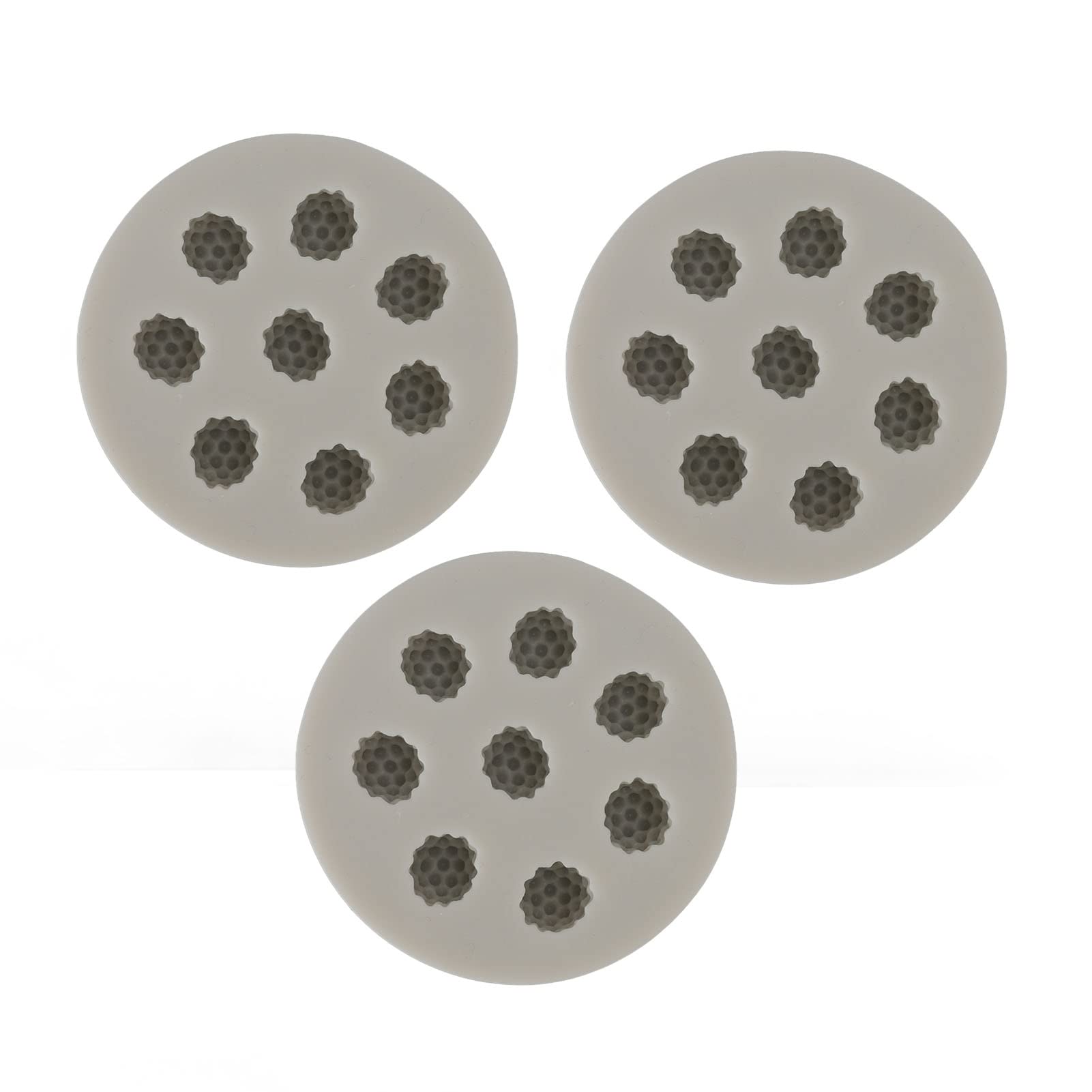 3 Pezzi di Stampo in Silicone a Forma di Lampone, Stampo in Silicone per Torta di Gelso, Sapone, Candela, Cera di Gelso, Si Scioglie Stampi per Torta Fai da Te Fondente al Cioccolato