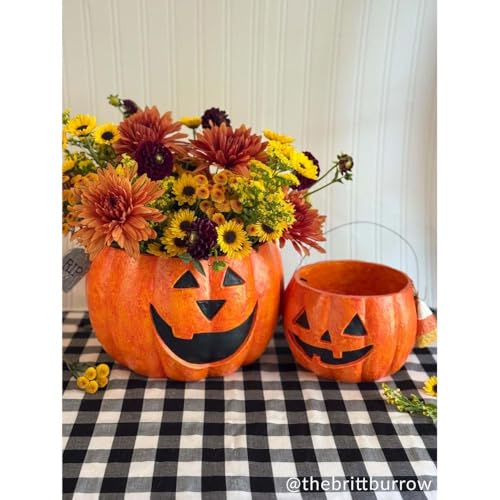 Image of Mud Pie Halloween Pumpkin Treat Buckets