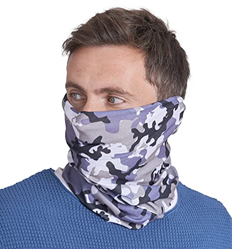12-in-1 Headwear - Versatile Outdoors & Daily Headwear - Wear as a Bandana, Headband, Neck Gaiter, Balaclava, Helmet Liner, Mask. Moisture Wicking Microfiber for Fishing, Hiking. Lab Tested UPF 30