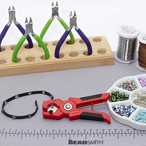The Beadsmith Little Cut Leather Cutters, Jewelry Tools and Craft Supplies, Red, 4.5 Inches - Image 4