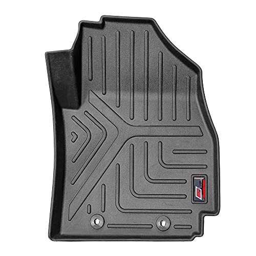 Image of GFX Tpv Car Floor Mats (After-Market) Premium Life Long Foot Mats Compatible with Seltos (2019-2023) (Black)