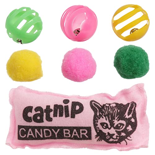 WESTERN Brinquedo Gato Bola Catnip 7 Peças