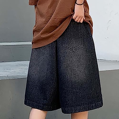 Short en jean pour homme coupe droite confortable et léger