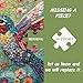 Hummingbird Puzzles for Adults 1000 Pieces, Nature Birds Flower Jewel Art Puzzle, Difficult Crystal Diamond Beautiful Garden Animals Jigsaw Puzzles, Colorful Floral Hard Challenging Puzzles for Adults