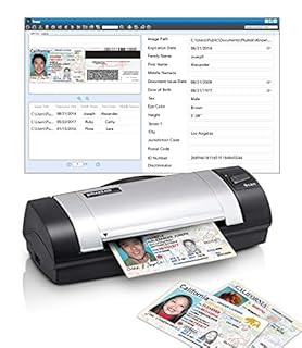 Plustek Duplex Driver License & ID Card Scanner - Bundle Software can Automatically Extracts ID Data and Populates into Data Fields, in Addition to Age Verification. Support Windows only