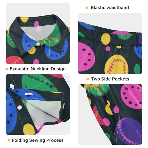 Image of Boccsty Ice Cream Drip Boy Summer Shorts Sets Hawaiian Toddler Boys T-Shirt & Pants 2 Pcs 3T-10T