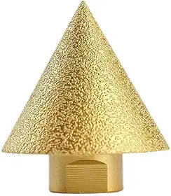 Broca Cônica Diamantada Chanfro Porcelanato M14 Copo 50mm