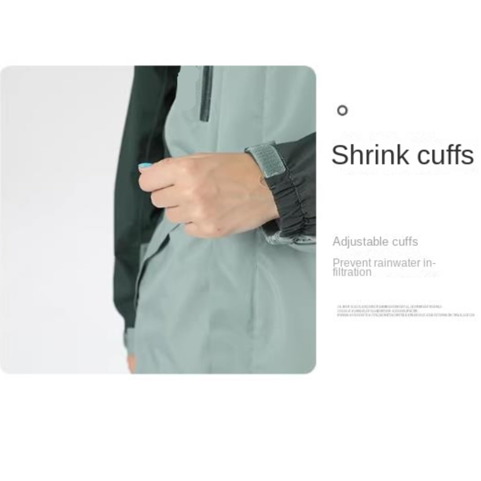 Poncho Antipioggia Impermeabile Poncho Antipioggia Da Viaggio E Ciclismo In Due Pezzi Impermeabile For Bicicletta Mantella Antipioggia
