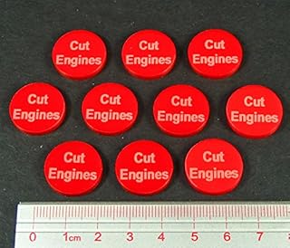 LITKO Cut Engines Tokens, Red (10)