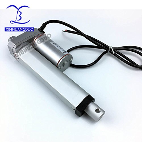 XINHUANGDUO 100mm/4inch stroke micro linear actuator electric linear actuator TV lift high speed linear actuator(12v 100MM 40MM/S 100N)