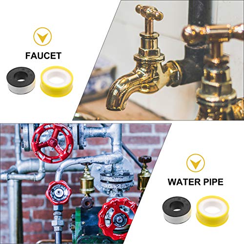 UKCOCO 12Pcs Fitas de Vedação de Rosca Fita Selante para Encanadores Fita Selante para Roscas de Tub