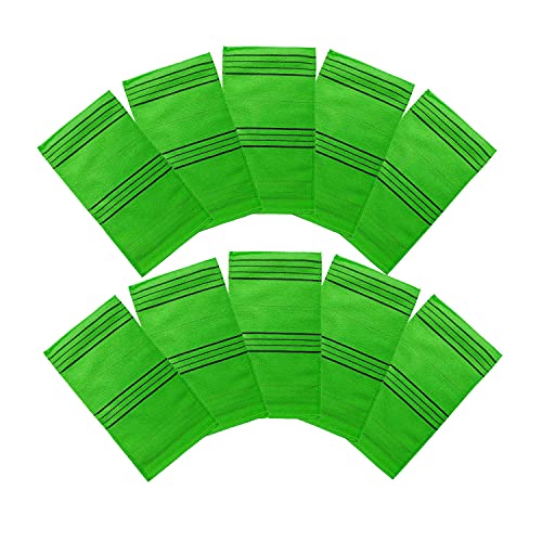 Goldsangsa-Korean Exfoliating Towel Washcloth Mitts (Large 10Pcs)/Korean Italy Towel Skincare Exfoliating Scrub Bath Cloth Remove Dead Skin #TOP2