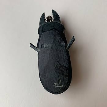 木製　アイヌ　木彫　砂澤ビッキ風　クワガタ虫　からくり　ペンダントヘッド Amazon.co.jp: 木製 アイヌ 木彫 砂澤ビッキ風 クワガタ虫