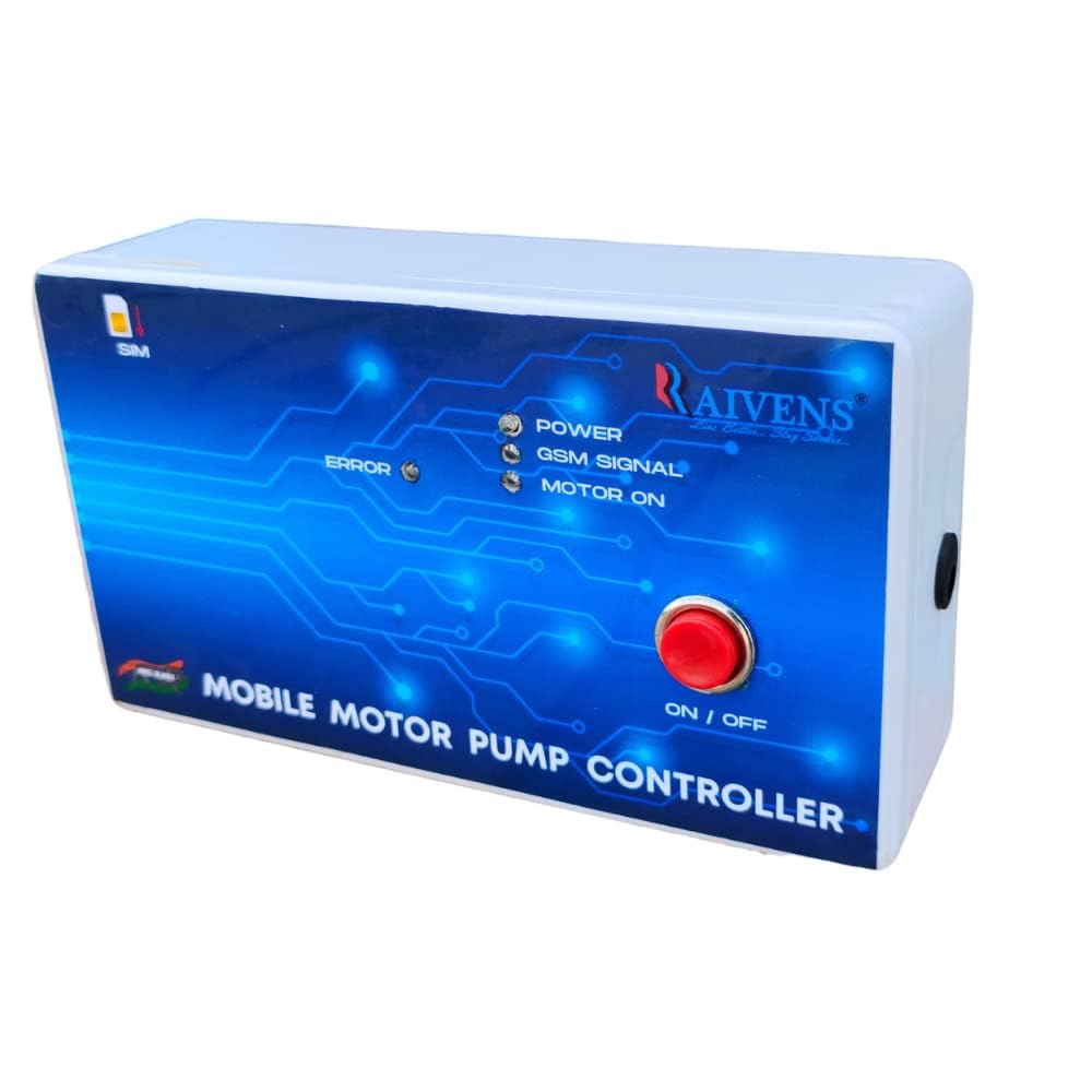 RAIVENS Three Phase Motor Controller, Water Pump Controller, Mobile Starter via Call and SMS Blue (B0CVX5XT5B) Amazon Price History, Amazon Price Tracker