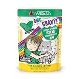 Weruva B.F.F. OMG - Best Feline Friend Oh My Gravy!, Chicken & Turkey Text Me with Chicken & Turkey in Gravy, 2.8oz Pouch (Pack of 12)