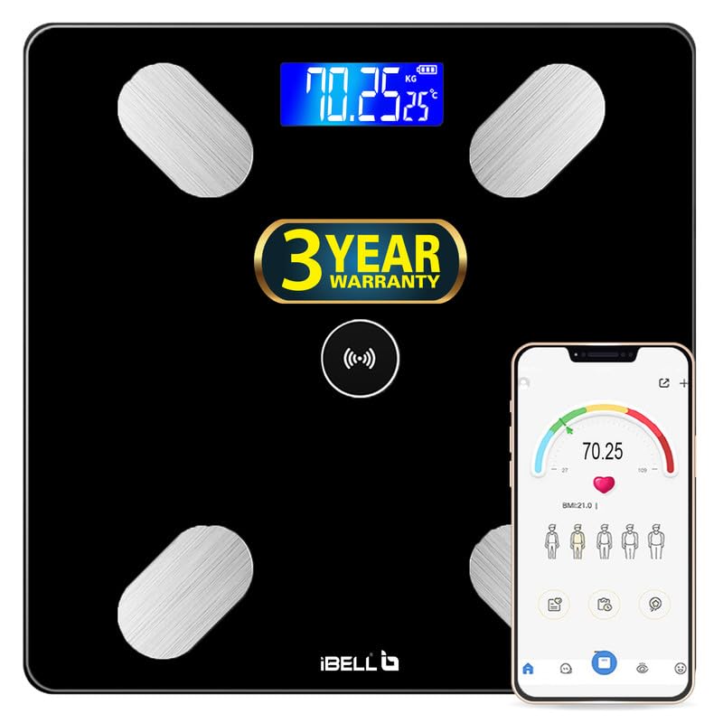 See full amazon price history chart for iBELL BS260BT Smart Weight Machine for Body weight, Weighing Scale with Bluetooth, Tempered Glass, LCD Display (Black) iBELL BS260BT Smart Weight Machine for Body weight, Weighing Scale with Bluetooth, Tempered Glass, LCD Display (Black) (B0DBLYQ54T) Amazon Price History, Amazon Price Tracker