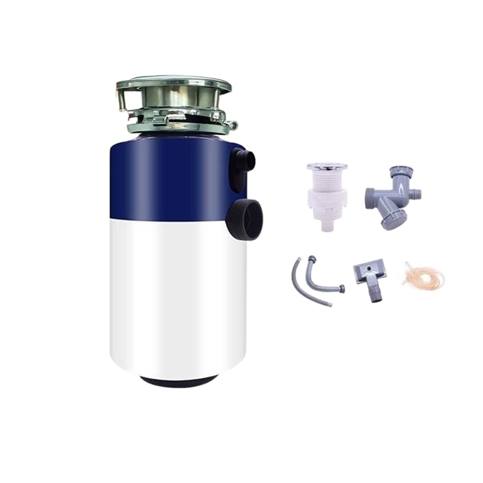 Tritarifiuti, Raccoglitore di Cibo, 560 W, tritarifiuti Domestici con Interruttore ad Aria, frantoio da Cucina da 1000 ml, macinacaffè in Acciaio Inossidabile