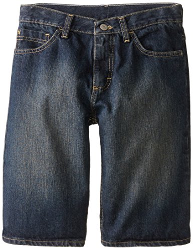Tejido antimanchas en bermudas Wrangler de niño para evitar el desgaste en el colegio