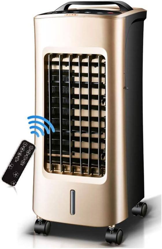 Air Cooler for Home Office Summer Portable Air Conditioner 12h Timer 5L Water Tank Cold Warm Dual Use Air Cooler No Tube Air Conditioner Khaki