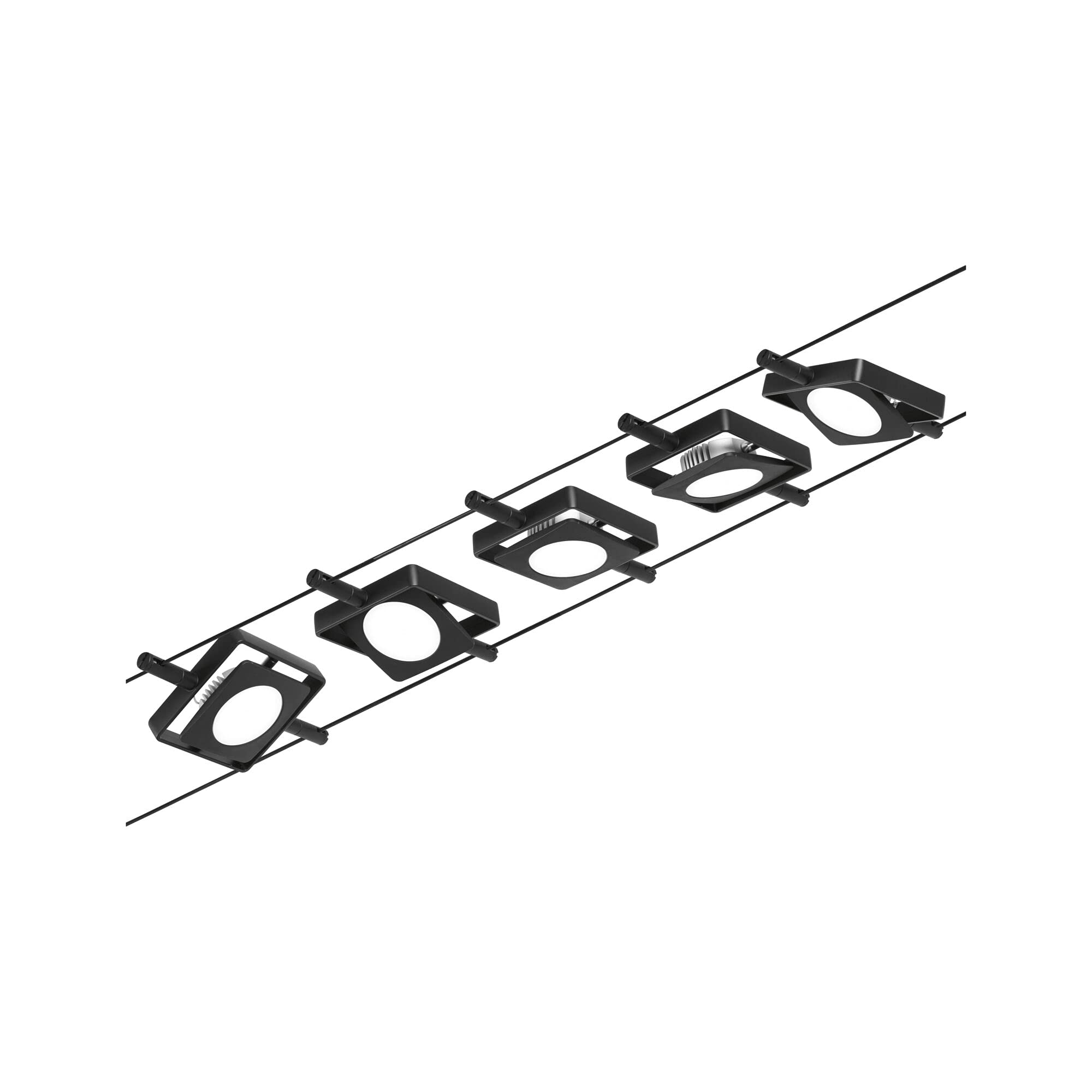 Paulmann Wire Systems Set MacLED 5x4,5W Schwarz ma