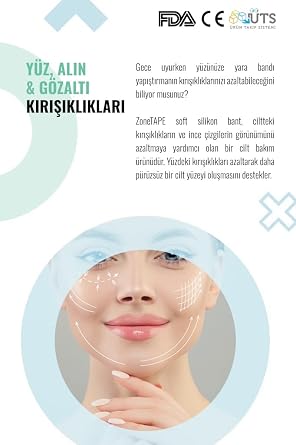 ZoneTAPE Soft Silikon Bant 4cmx1.5mt -Estetik Operasyon- Karın Germe- Sezaryen-Yanık-Ben Aldırma