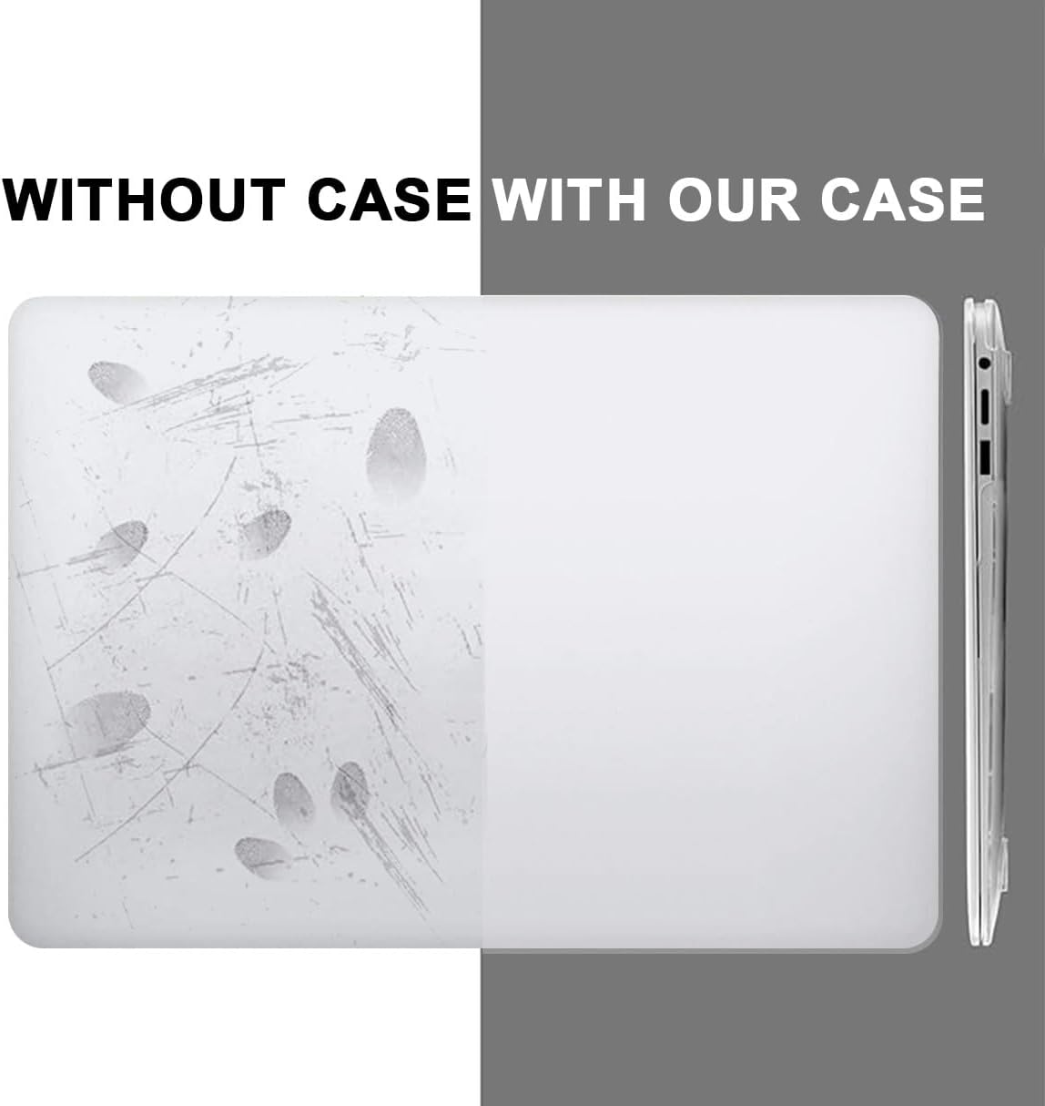 Custom Air 13.3 inch A1369/A1466 Case Cover Compatible with Apple MacBook Laptop Mac Computer - Customize Personalized Photo Picture Image Image Transparent Clear Hard Shell Covers 13.3"