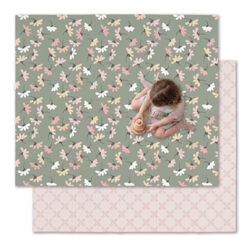 Image of JumpOff Jo Foldable Foam Play Mat – Large Waterproof Baby & Toddler Activity Floor Mat, Double-Sided 70 x 59 Inch Play Surface