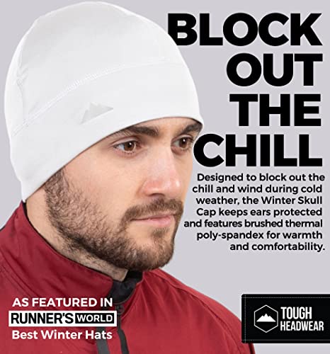 Skull Cap Helmet Liner & Running Beanie Hat - Winter Cycling Hats & Ski Head Caps For Men & Women For Skiing & Workout - Ultimate Thermal Retention & Performance Moisture Wicking - Fits Under Helmets #TOP1