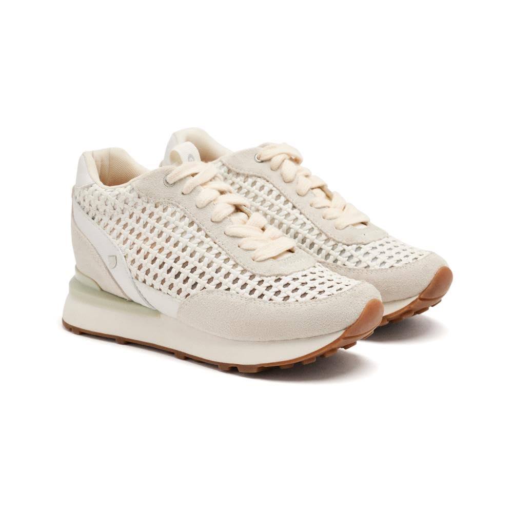 GIOSEPPO Highgate Women's Trainers, White, 8 UK