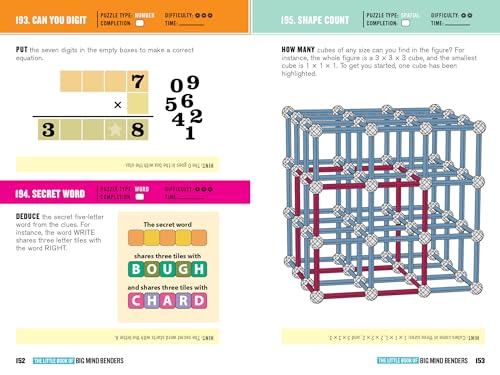 The Little Book of Big Mind Benders: Over 450 Word Puzzles, Number Stumpers, Riddles, Brainteasers, and Visual Conundrums - Image 5