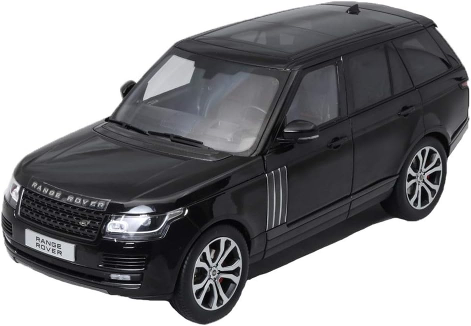 GAOQUN-TOY 1:18 Land Rover Range Rover Executive Edition 2017 Luxury SUV Black Alloy Full Car Model (Color : Black, Size : 25cm11cm9cm)