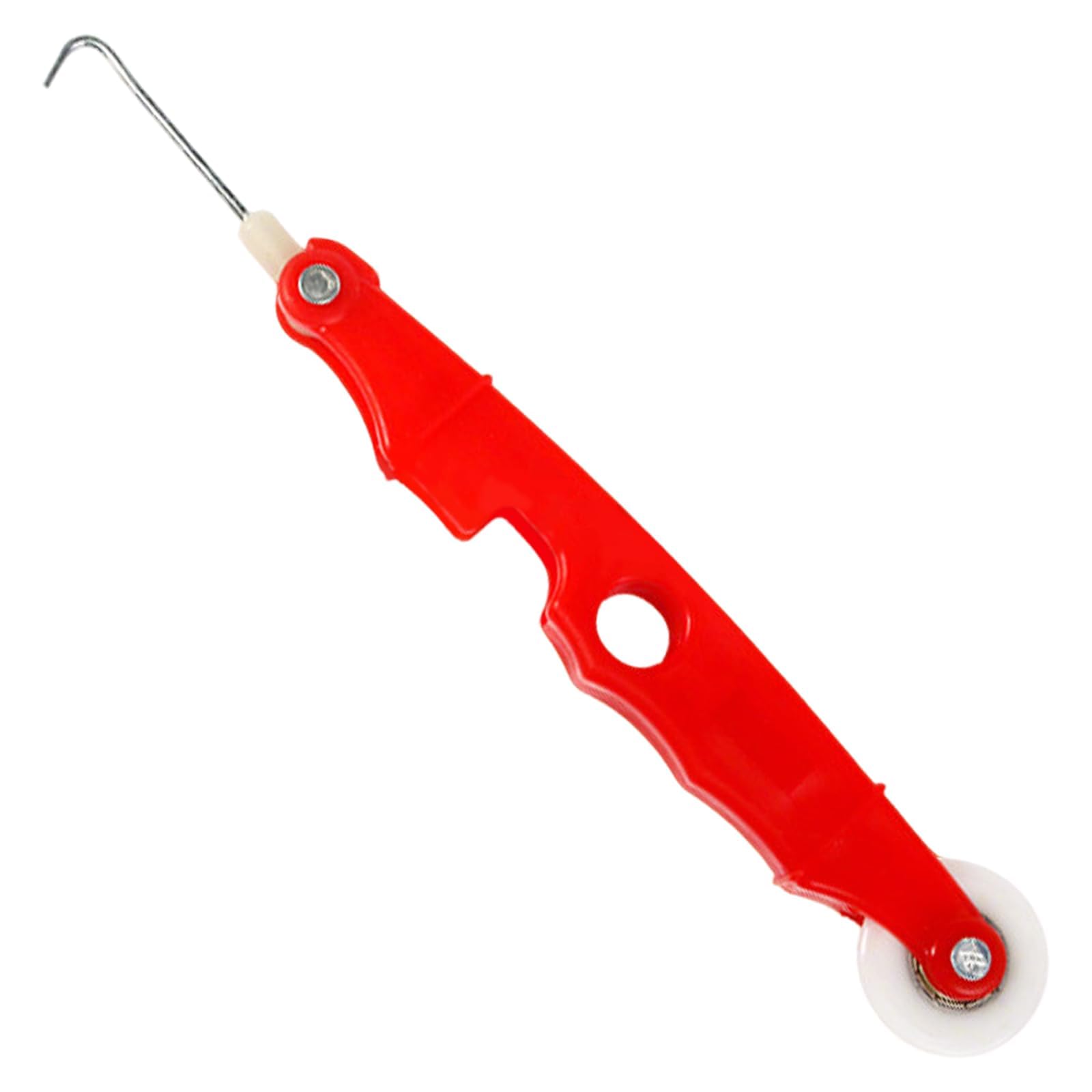 ZenithQuest Screw Cover Strip & Trim Fitting Tool for Caravan & Motorhome Awning Aluminium Infill Rails, Red Heavy-Duty DIY Installation Tool (CST6100)