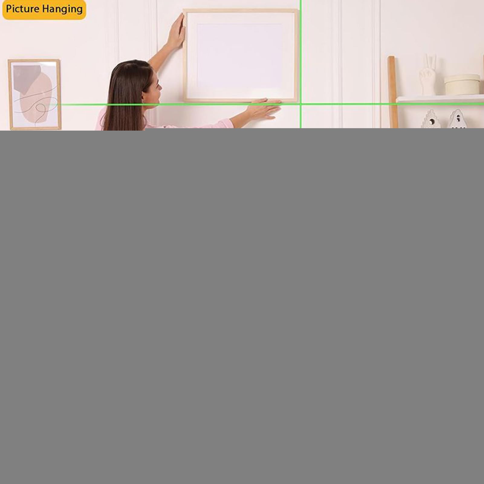 Livello a Croce Regolabile Strumento Di Allineamento Autolivellante Con | Attrezzatura per Allineamento e Installazione Idraulica Armadi Pavimenti Pareti Giardino Esterni