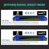 Digital Equalizer for Home Stereo Audio System, Professional 31 Band Dual Channel Graphic Equalizer Music EQ with PC Tuning, Noise Reduction & Spectrum Analyzer Display - Black